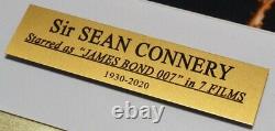 SEAN CONNERY Signed RARE 11x14 007 Bond AUTOGRAPH, COA, UACC, Frame, DVD, STATUE