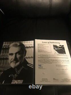 SEAN CONNERY The Hunt For Red October Signed Auto PHOTO 8x10 JSA LOA JAMES BOND