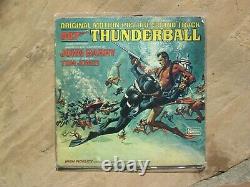 SEAN CONNERY Vintage 007 James Bond THUNDERBALL Autographed Soundtrack LP