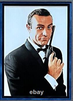SEAN CONNERY d. 2020 (James Bond Agent 007) signed custom framed display-PSA/DNA