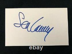 SEAN CONNERY signed autograph JAMES BOND 007 in person 3x5 card Indiana Jones