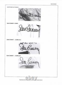SEAN CONNERY signed from ROBIN & MARIAN + James Bond + full GFA documentation
