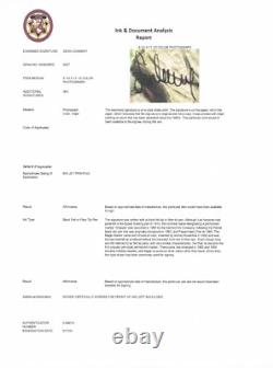 SEAN CONNERY signed from ROBIN & MARIAN + James Bond + full GFA documentation