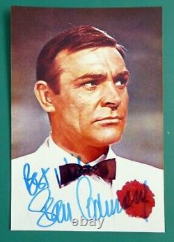 SIR SEAN CONNERY James Bond 007 6x4 signed colour photograph