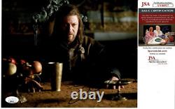 Sean Bean Signed 8x10 Photo Game Of Thrones, James Bond Goldeneye Jsa Coa