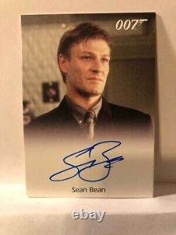 Sean Bean Signed James Bond 007 Trading Card Rittenhouse