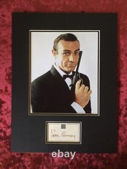 Sean Connery 007 James Bond CERTIFIED Signed autographed 16x12 Display + COA