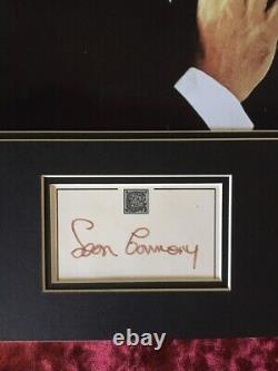 Sean Connery 007 James Bond CERTIFIED Signed autographed 16x12 Display + COA