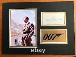 Sean Connery 007 James Bond Signed Mini Display 1 Uacc & Aftal Rd Autograph