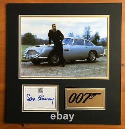 Sean Connery 007 James Bond Signed Mini Display 2 Uacc & Aftal Rd Autograph