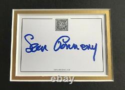 Sean Connery 007 James Bond Signed Mini Display 2 Uacc & Aftal Rd Autograph