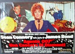 Sean Connery, As James Bond 007 (diamonds Are Forever) Rare Ver. Movie Poster