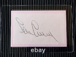 Sean Connery Authentic Vintage Signed Autograph! James Bond 1976 Gleneagles 007