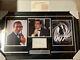 Sean Connery Autograph Signed Cut Auto James Bond Collage Framed JSA Full Letter