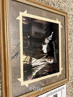 Sean Connery Autographed Picture COA 8x10 Framed James Bond 007