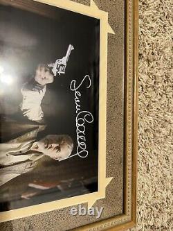 Sean Connery Autographed Picture COA 8x10 Framed James Bond 007
