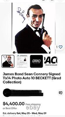 Sean Connery Autographed Portrait as James Bond