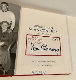 Sean Connery Being A Scot James Bond Signed Auto Hardcover Book PSA/DNA LOA