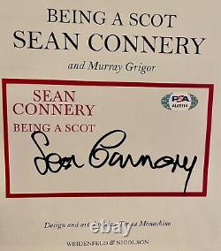 Sean Connery Being A Scot James Bond Signed Auto Hardcover Book PSA/DNA LOA
