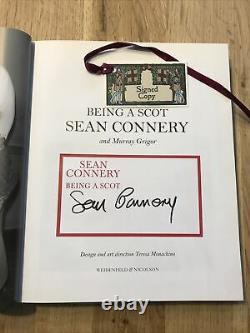 Sean Connery Being A Scot Signed 1st Edition Hardback James Bond 007 Autograph