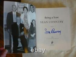 Sean Connery Being A Scot Signed Autograph Book Official Plate Mint James Bond