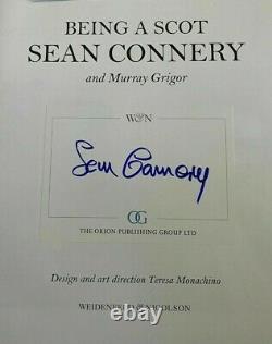 Sean Connery Being A Scot Signed Book Hardcover 1st James Bond 007 Autographed