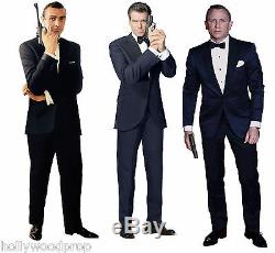 Sean Connery Brosnan Daniel Craig James Bond 007 Lifesize Standup Standee Cutout