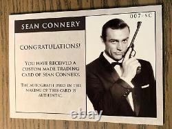 Sean Connery Custom Card Auto 3x5 Oversized Card Autograph Signed James Bond
