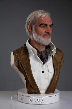 Sean Connery Hollywood LXG Hyper Realistic lifesize bust silicone not James Bond