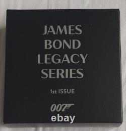 Sean Connery James Bond 007 1oz Silver Proof Coin Rare Highly Sought After Coll