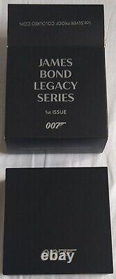 Sean Connery James Bond 007 1oz Silver Proof Coin Rare Highly Sought After Coll