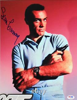 Sean Connery James Bond 007 Authentic Signed 11x14 Matted Photo PSA/DNA #S12090