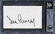 Sean Connery James Bond 007 Signed 3x5 Index Card Auto Graded 10! BAS Slabbed