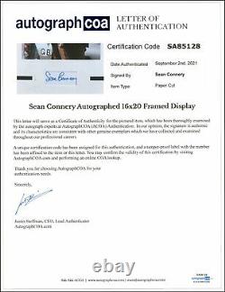 Sean Connery James Bond AUTOGRAPH Signed 007 Photo Framed 16x20 Display ACOA