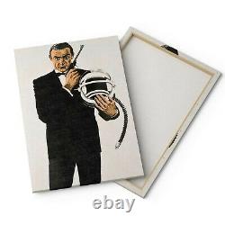 Sean Connery James Bond Canvas Art Print Poster Painting Wall Art Decor Artwork