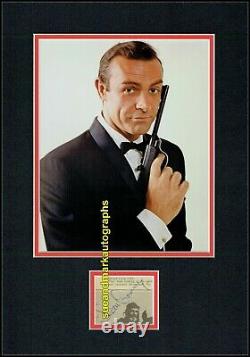 Sean Connery James Bond Dr No Goldfinger Autograph Signed UACC RD 96