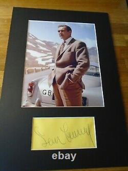 Sean Connery James Bond Genuine Signed Authentic Autograph UACC / AFTAL