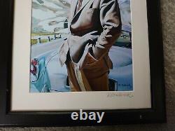 Sean Connery James Bond Goldfinger Print Signed by Ron Chadwick