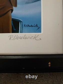 Sean Connery James Bond Goldfinger Print Signed by Ron Chadwick