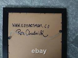 Sean Connery James Bond Goldfinger Print Signed by Ron Chadwick