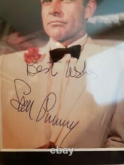 Sean Connery James Bond JSA Certified Autographed Framed Photo