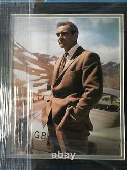 Sean Connery James Bond hand signed mounted framed display