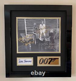 Sean Connery Multi Signed James Bond 007 Goldfinger Signed Framed Display Uacc