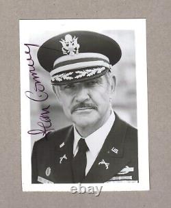 Sean Connery Original Hand-signed Photo 1991 James Bond Goldfinger, Dr. No