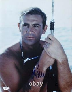 Sean Connery Signed 11x14 Photo JSA James Bond Thunderball Dr No