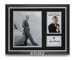 Sean Connery Signed 16x12 Framed Photo Display James Bond Autograph Memorabilia