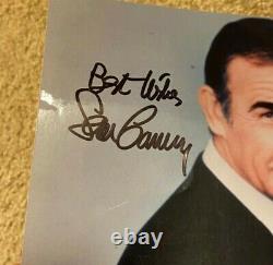 Sean Connery Signed 8x10 Photo James Bond 007 Dr No Goldfinger Never Say Jsa