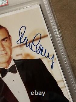 Sean Connery Signed 8x10 Photo PSA Autograph Authentic James Bond 007