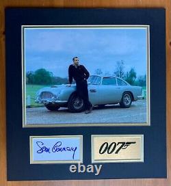 Sean Connery Signed Aston Martin Db5 James Bond 007 Autograph Display Uacc Rd