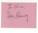 Sean Connery Signed Autograph Book Page AFTAL OnlineCOA